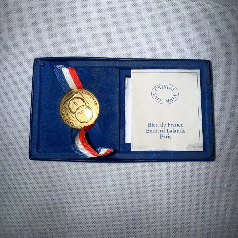 Bernard Lalande Paris Tour Eiffel 1889-1989 Centenaire Commemorative Medal